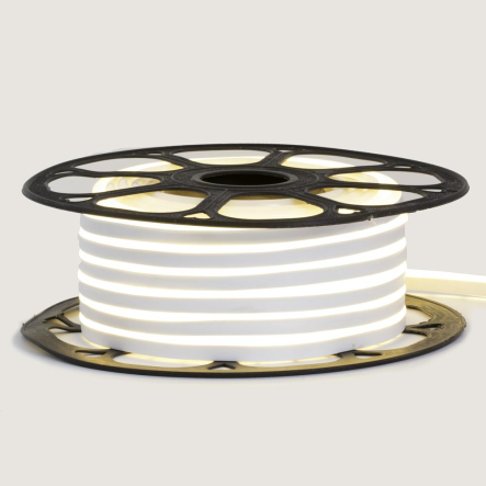 Світлодіодний неон білий холодний 12V smd2835 120LED/м 13W/м IP65 6х12мм AVT-NEON - 1