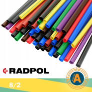 Трубка термоусаджувальна RADPOL, RCH1 8/2Х1-ZT жовто-зелена