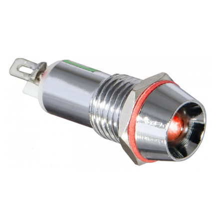 Сигнальная арматура АСКО-УКРЕМ AD22C-10 24V AC/DC, красная, A0140030120 - 1