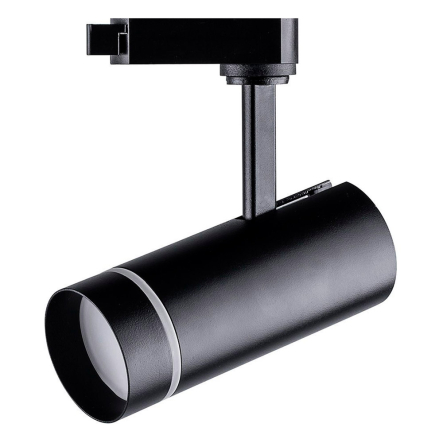 Светильник трековый FERON, AL106 SMD, 10W, 560Lm, 4000K, IP40, 55х140х130 мм, черный, 6308 - 1