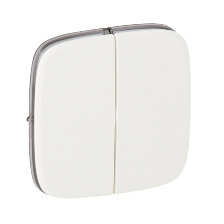 Клавиша 2-кл. выключателя Legrand Valena Allure, 755025, белый - 1