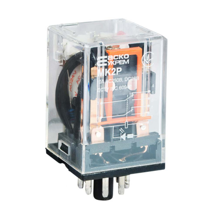 Реле электромагнитное АСКО-УКРЕМ МК 2Р АС24, A0090010002 - 1