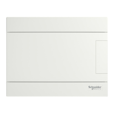 Щит пластиковый Schneider Electric Easy9 EU, врезной, 1 ряд 8 модулей, дымчатые двери, EZ9EUB108