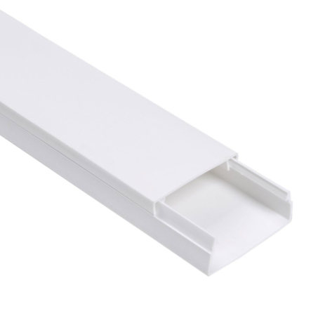 Канал кабельный ECOLINE, IEK, CKK11-040-040-1-K01-024, 40*40 мм, белый - 1