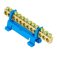 Шина изолированная стойка «N» TNSy5500178, DIN-рейка, 6х9 мм, 12 отверстий