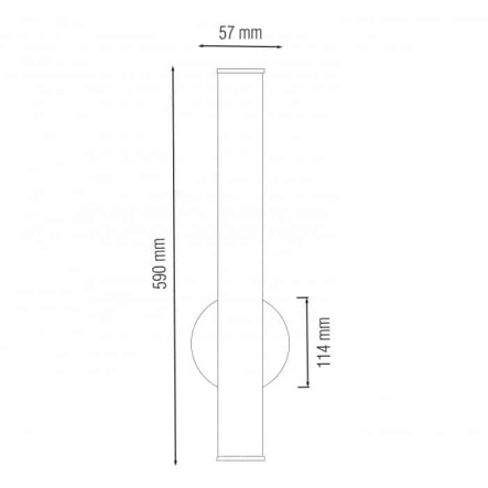 Подсветка для картин и зеркал HOROZ Electric, SUNA-15, 15W, 4200K 590мм, 040-015-0015-010