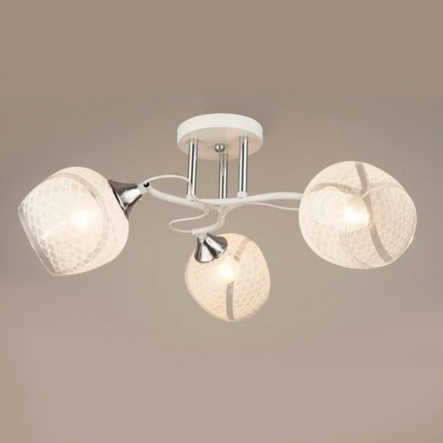Люстра VALESO V W3049/3 White+Chrome на 3 плафона - 1