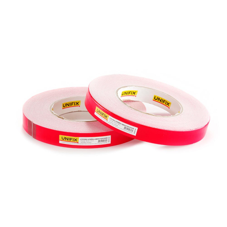 Скотч двухсторонний на вспененной основе UNIFIX PN-1910W, 19х10мм, белый - 1