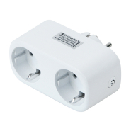 Двійник LEMANSO LM6350, 2P+PE, 3500 Вт, 16 A, WI-FI, вбудований енергометр, TUYA SMART, 900012