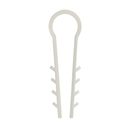 Дюбель-хомут АСКО-УКРЕМ круглый 10мм, белый (уп.100шт)