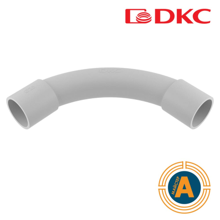 Поворот ДКС, 50440, 90 гр. d 40 мм, труба-труба, IP40 - 1