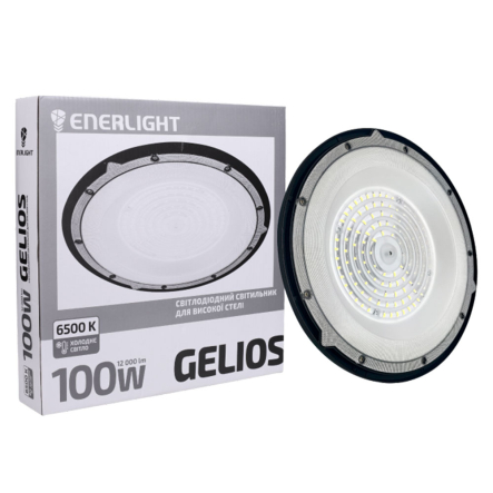 Світильник для високих прольотів LED ENERLIGHT GELIOS 100Вт, 6500К, 12000Lm, IP65 - 1
