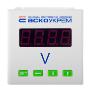 Вольтметр цифровой АСКО-УКРЕМ ЦВ-7, 600В АС 72х72, A0190010121