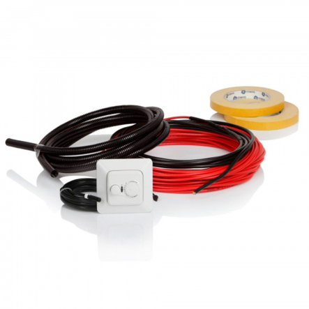 Нагрівальний кабель, 10W/m в комплекті з регулят.ECO10FJ 470W 38.5 m 2.9 -4.3m2 FinnKit ENSTO - 1
