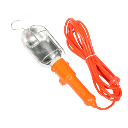 Переноска гаражная Lemanso LMA319, 5м, макс.150W, оранжевая - 1