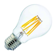 Лампа светодиодная Horoz Electric filament 8W, 2700K, E27, 220V, A60, 001-015-0008