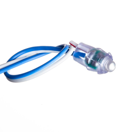 Світлодіод швидкого монтажу MTK-LED-B-0,08W-IP65-12V 10мм синій - 1