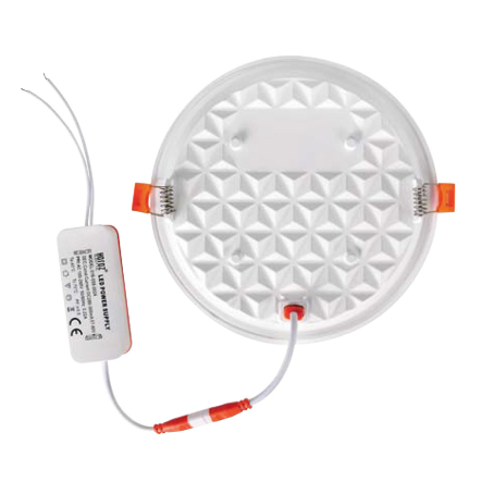 Светильник LED встраиваемый HOROZ VIOLET-9, 9W, 6400К, 720Lm, Ø86мм, белый, 016-075-0009-010