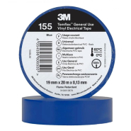 Изолента VINYL ELECTRICAL TAPE 0.13mmx19mmx20m синяя (3М)