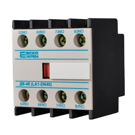 Контакт дополнительный АСКО-УКРЕМ ДК-40 (LA1-D40), A0040050014