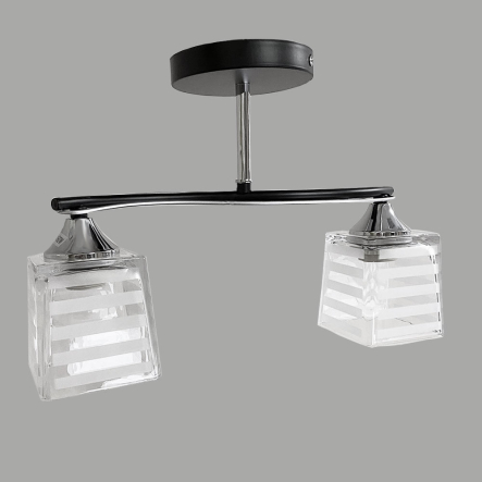 Люстра VALESO V XA1530B–2 BK+CR, 390х120х230, E27х60W - 1