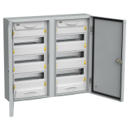 Корпус металевий розподільний IEK UNIVERSAL ЩРн-2х36з-1 IP54, MKM11-N-2x36-54-Z-U