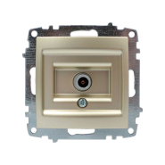 Розетка телевизионная EL-BI Zena без опоры, титаниум, 500-011400-274