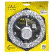 Матрица светодиодная LEDium RING 36W 2880Lm 5000K AC185-265V D190*28mm
