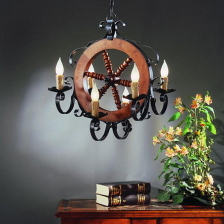 Люстра Massive 07615/06/54, штурвал корабля, 6хE14, 1000х470 мм