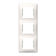 Рамка 3 поста вертикальна Schneider Electric Sedna, слонова кістка, SDN5801323