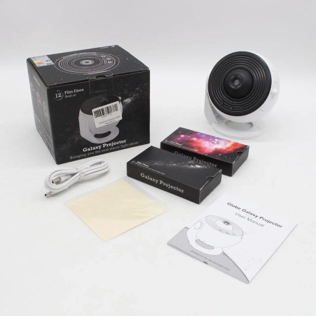 Проектор зоряного неба 12 картриджів, від USB, білий - 8
