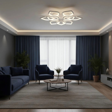 Люстра LED SIRIUS G 2589/4+4 WT 144W