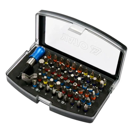 Набор бит с держателем 1/4" 59 предметов YATO YT-04624