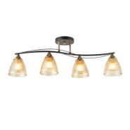 Люстра VALESO V 6377-4 BK+FG