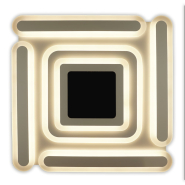 Світильник VIOLUX Smart MATRIX, 120W, 3000-6000К, 9600Lm, 520 мм, квадрат, білий, 220495