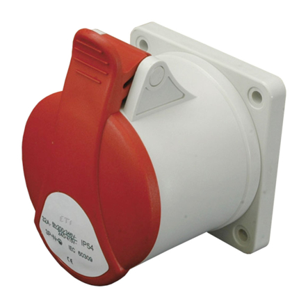 Розетка вбудована ETIMAT EEH-3453 IP54 (32A, 400V, 3P+PE), 4482094 - 1