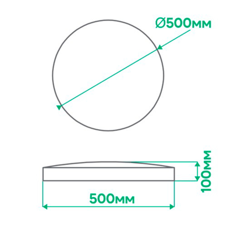 Светильник LED Feron, AL6085ARD, NOVA, 60W, 5040Lm, 2700K-6500K, 7878