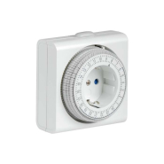 Розетка-таймер механический IEK РТМ-3 15мин 24ч 96on/off 16А IP20, ERT-21-1-16-S-15-0-20-K01