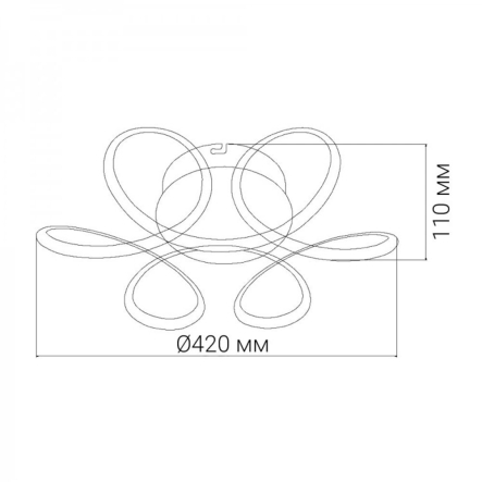 Світильник LED Ardero AL6520ARD, 65W, 3000K-6000K, 3380Lm, LUCE, білий - 3