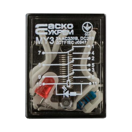 Реле промежуточное АСКО-УКРЕМ MY3 DC 12, A0090010024