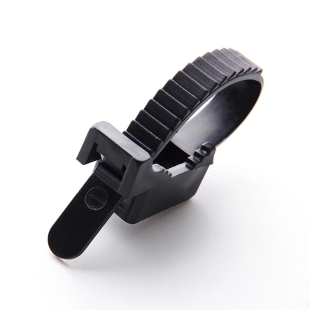 Кріплення ремінець APRO KR-22B, 80x7 чорний (пач.100 шт.) - 1