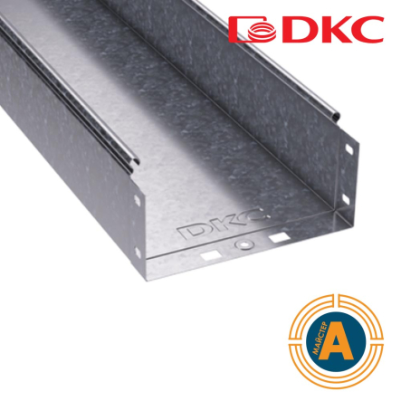 Лоток неперфорований, ДКС, 35022, 100х50 оцинкований за методом Сендзіміра, довжина 3м, t=0,7мм - 1