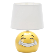 Настільна лампа SIRIUS D1-508, Смайлик 18х18х26 см, E14, 1х40W, білий плафон