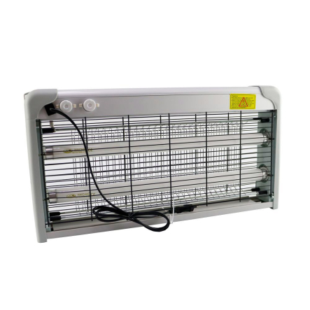 Светильник от комаров Lemanso LMN107, T8, 2x15W, серебро - 1