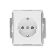 Розетка с заземления с заслонками