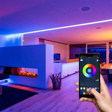 Лента LED RGB Комплект- 5 м 2835 USB и пультом управления, умная лента Led mood lights