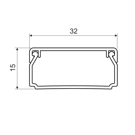 Короб KOPOS LHD 32X15_HD