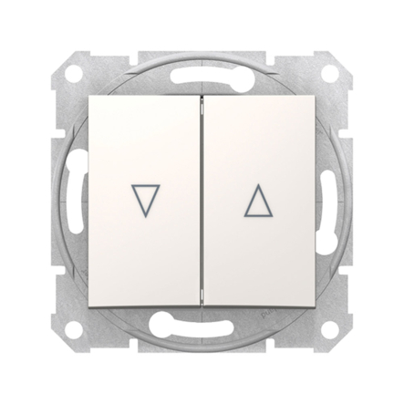 Вимикач для жалюзі, з електричним блокуванням, Schneider Electric Sedna, слонова кістка, SDN1300123 - 1