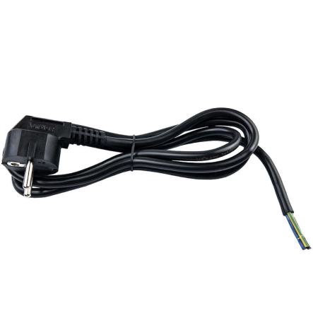 Шнур питания VIOLUX 920642, 16 А, AC 230 В, 1,5 м, 3*1 кв.мм., с вилкой, с заземлением, черный - 1