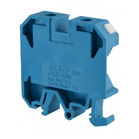 Клеммник винтовой АСКО-УКРЕМ JXB-16х35 синий, A0130010026